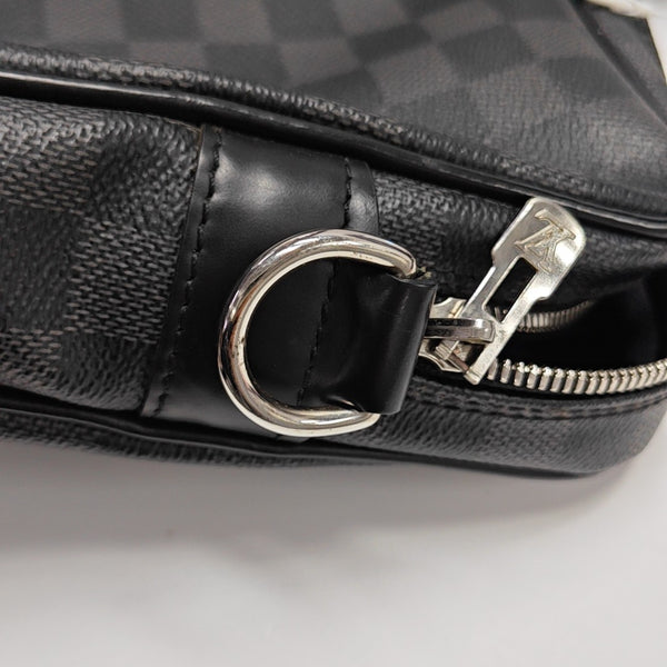 PORTE-DOCUMENTS PM Damier Graphite Coated Canvas Black