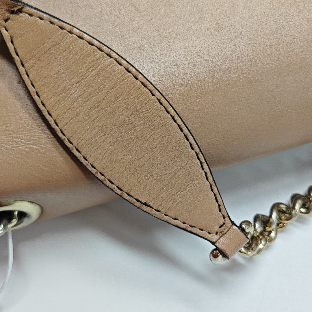 Emily Chain Monogram Fabric Brown