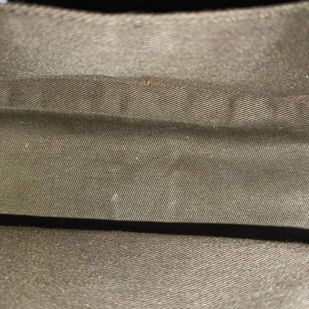 Coated Canvas Shoulder Bag Blue