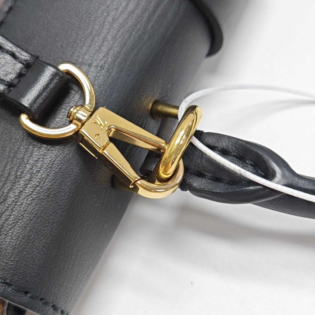 LOCKY BB Monogram Coated Canvas Brown