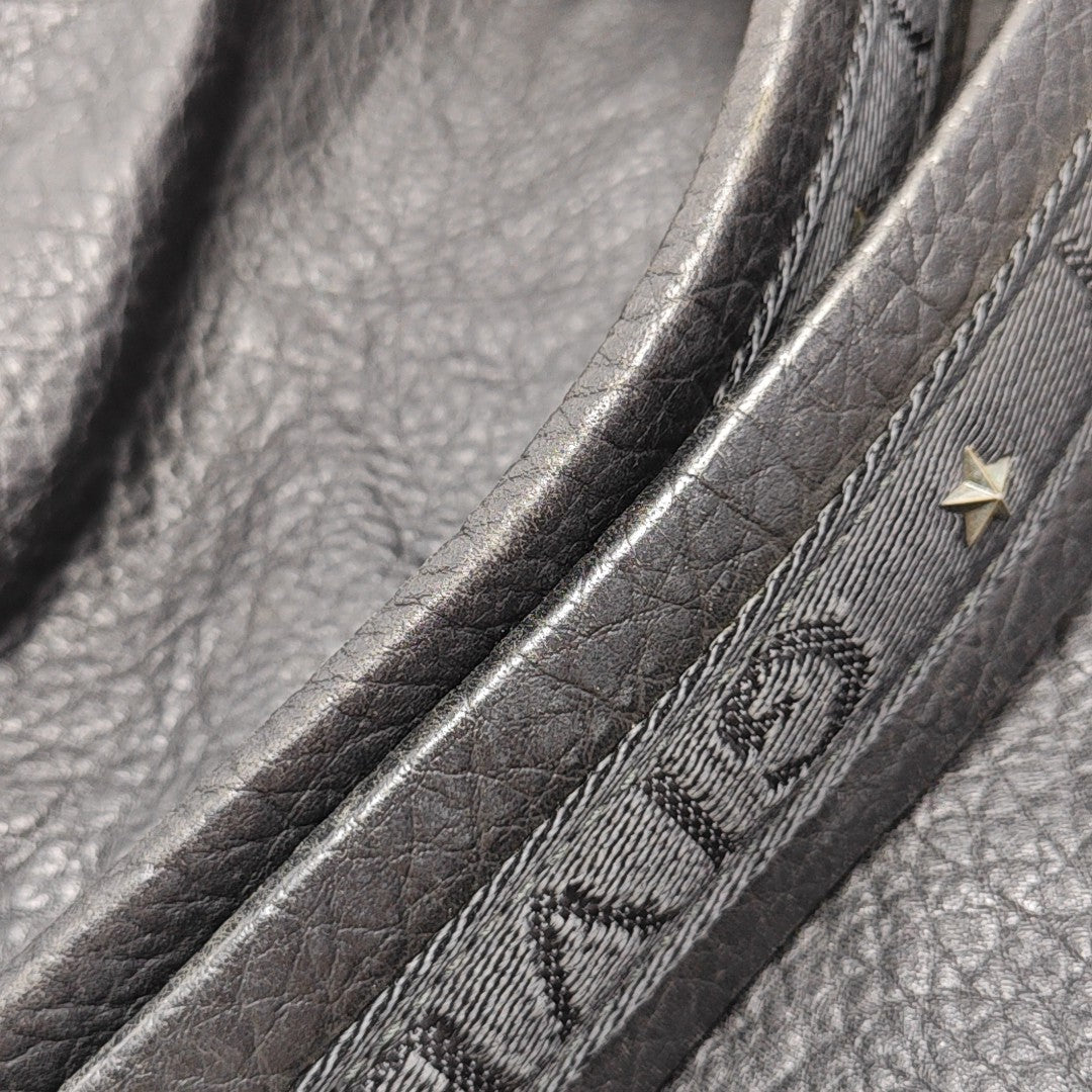Leather Backpack Black