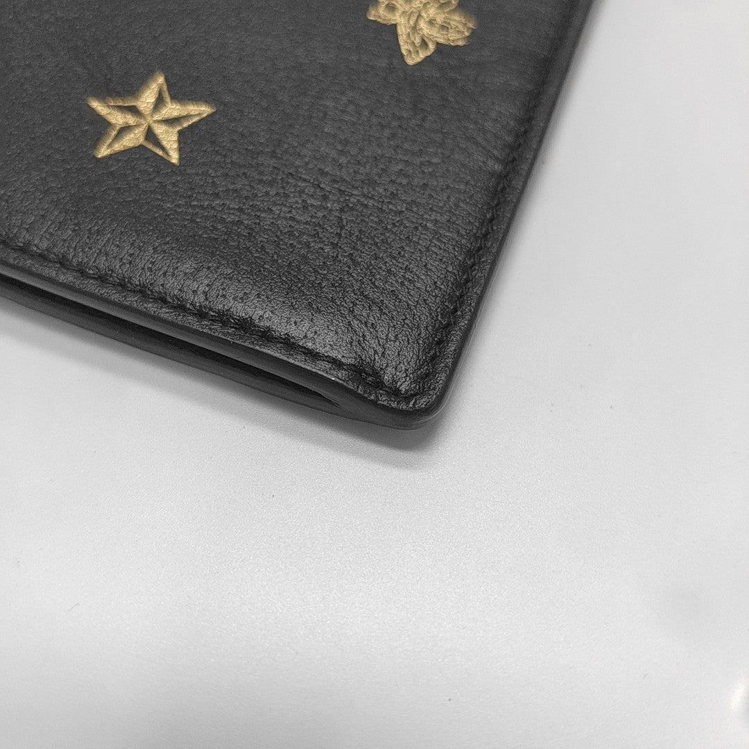 Bee Web Calfskin Black