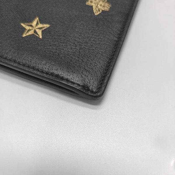 Bee Web Calfskin Black