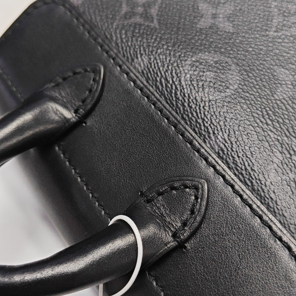 STEAMER Extra Small Monogram Coated Canvas Black