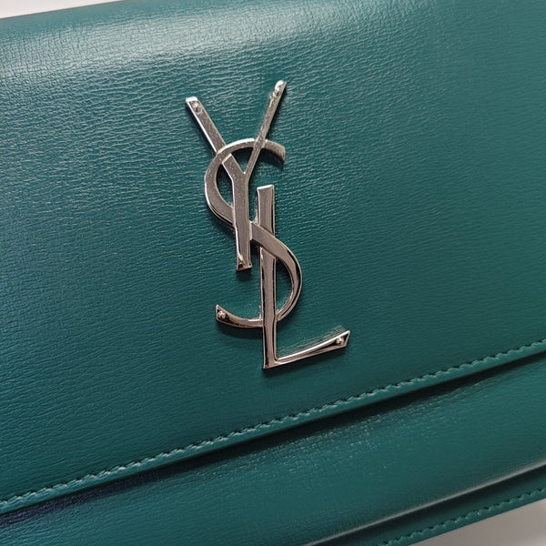 SUNSET Medium Calfskin Green