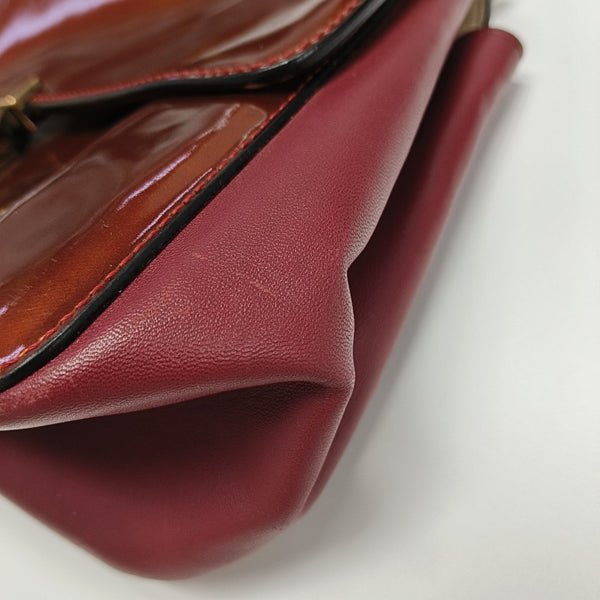 Elsie Patent Leather Red