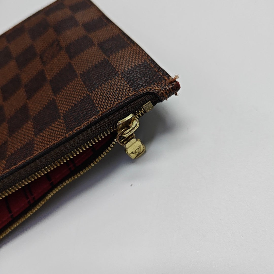 NEVERFULL MM Damier Ebene Coated Canvas Brown