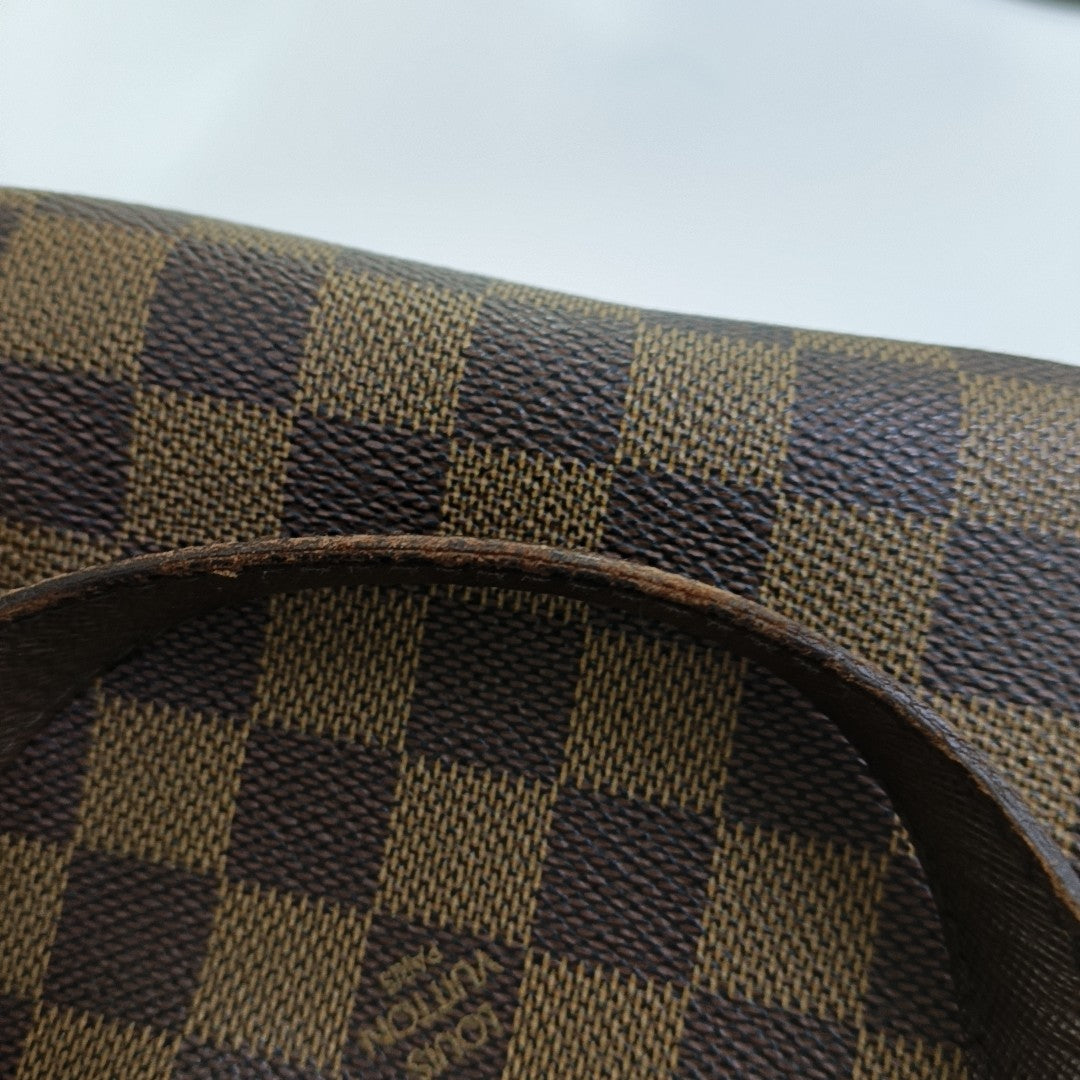 BELEM PM Damier Ebene Coated Canvas Brown