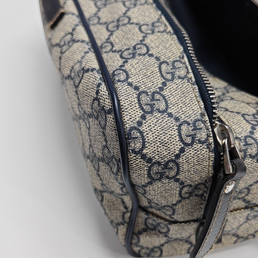 Monogram Coated Canvas Clutch Black