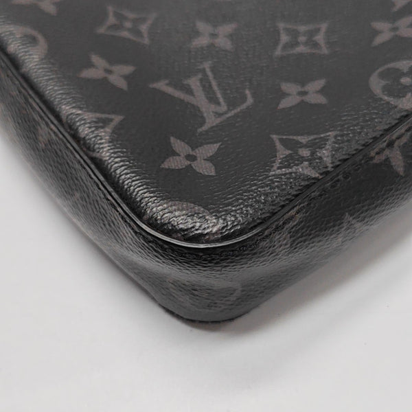 TRIO Monogram Coated Canvas Gray