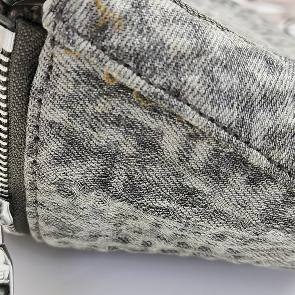 Fabric Shoulder Bag Mini Gray