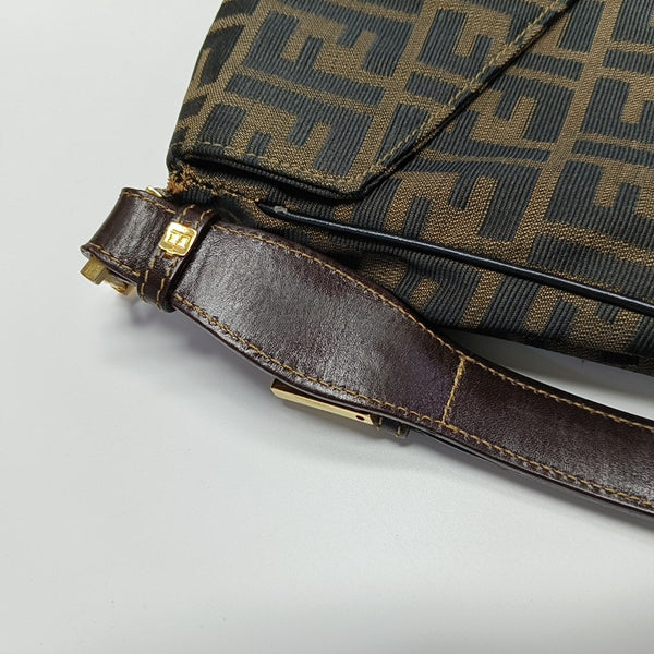 Bolso Bandolera de Lona Marrón