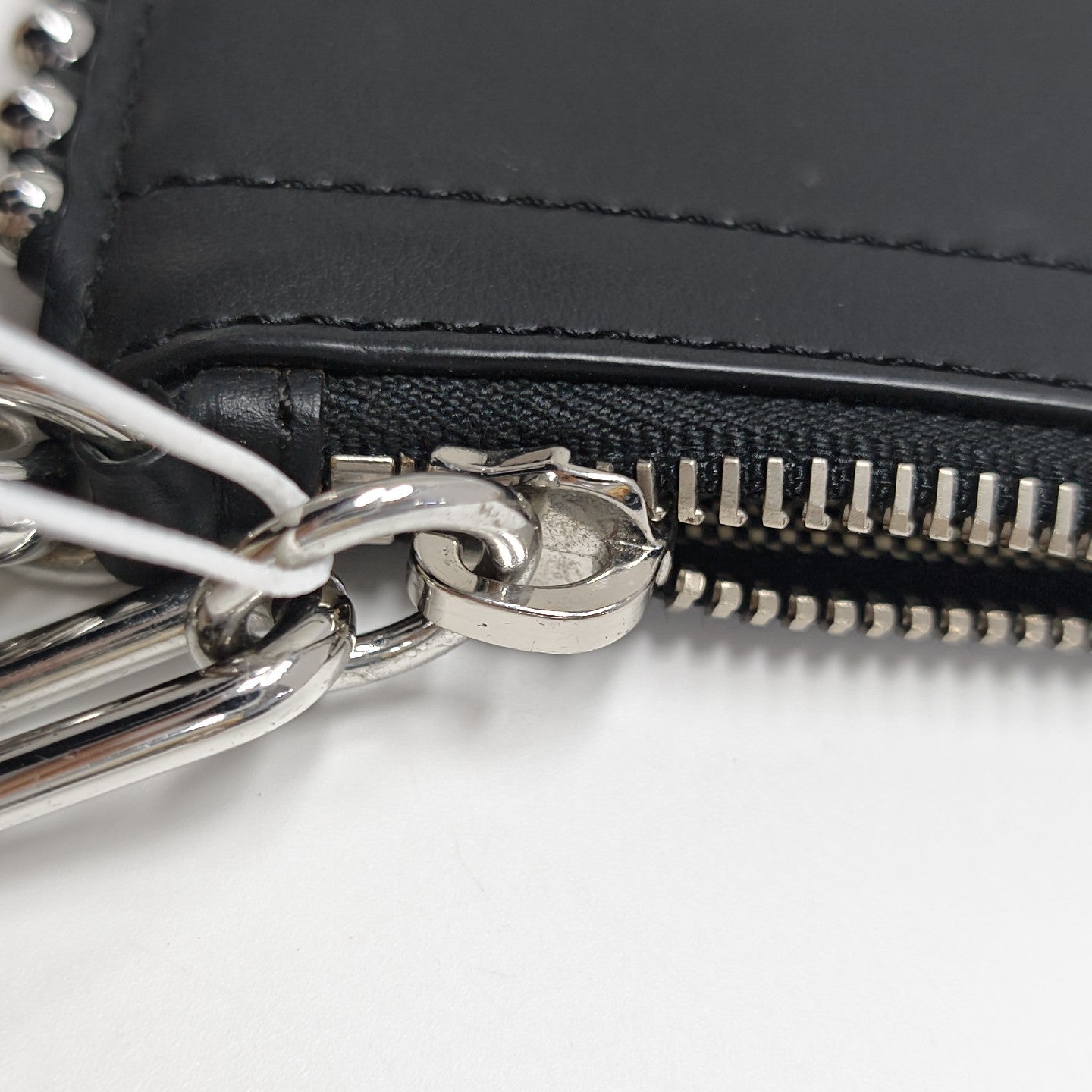 Leather Top Handle Bag Black