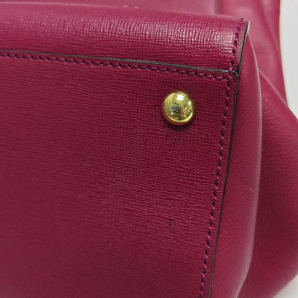2 Jours Medium Calfskin Purple