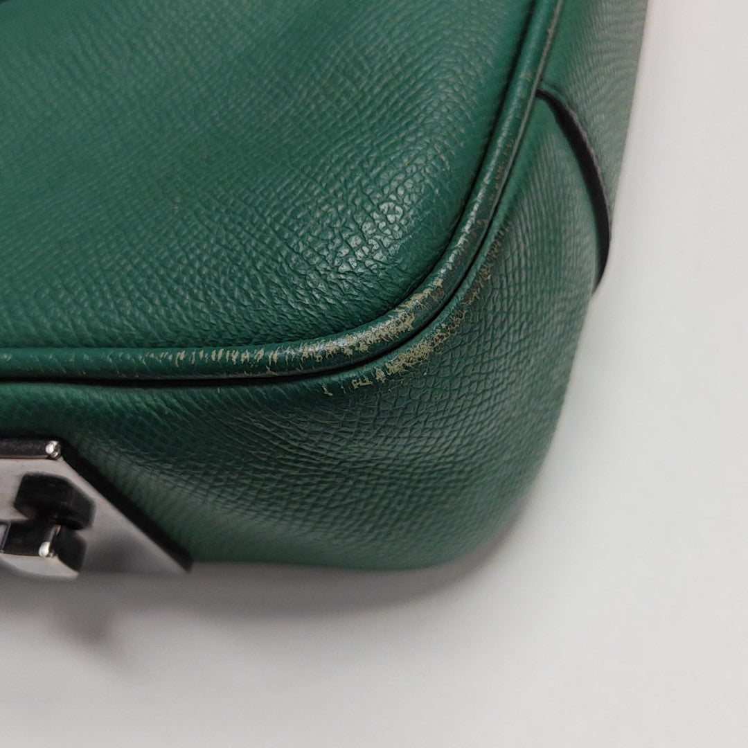 Calfskin Top Handle Bag Green