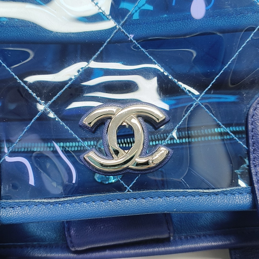 COCO SPLASH Quilted Plastic Blue