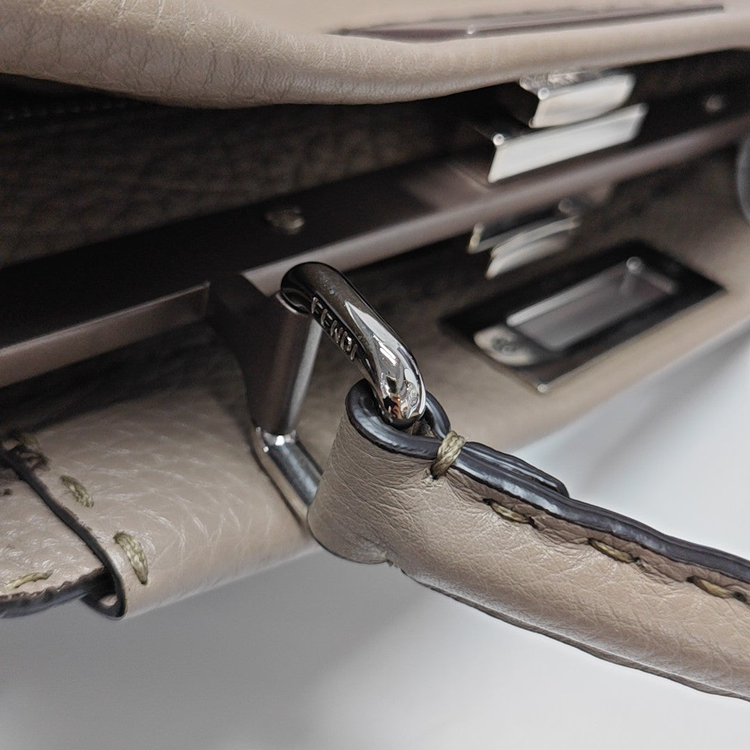 Peekaboo Medium Calfskin Gray
