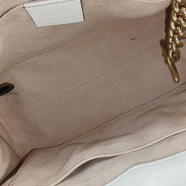 Padlock Small Monogram Coated Canvas Beige