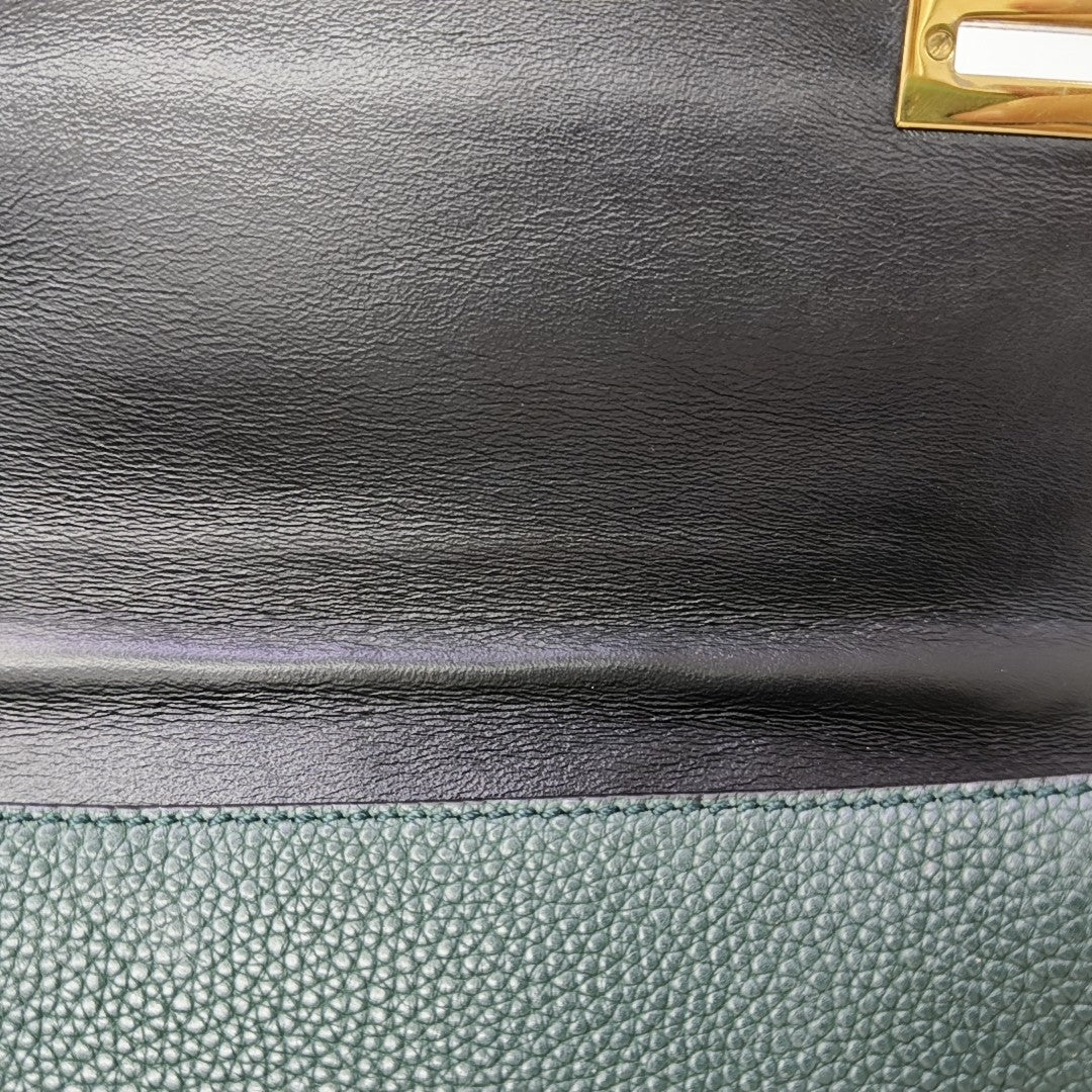 Calfskin Shoulder Bag Green