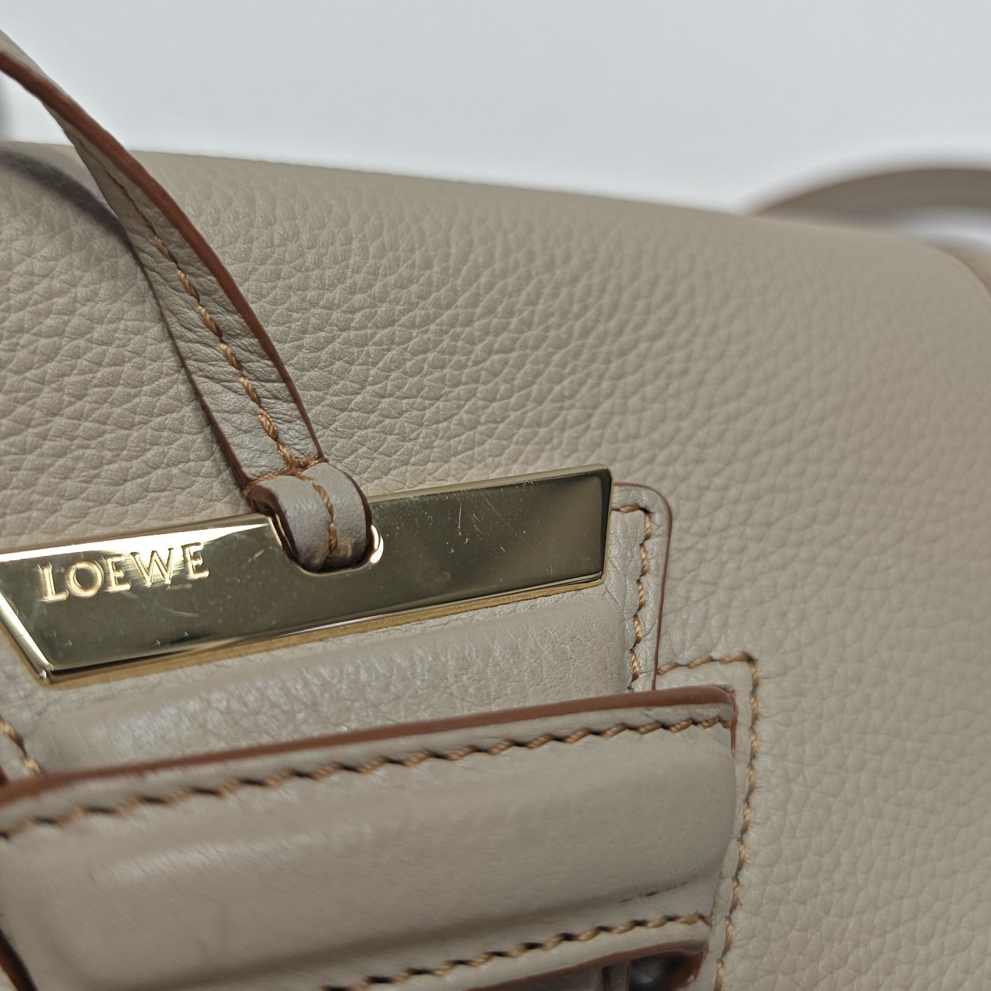 Barcelona Mini Calfskin Beige