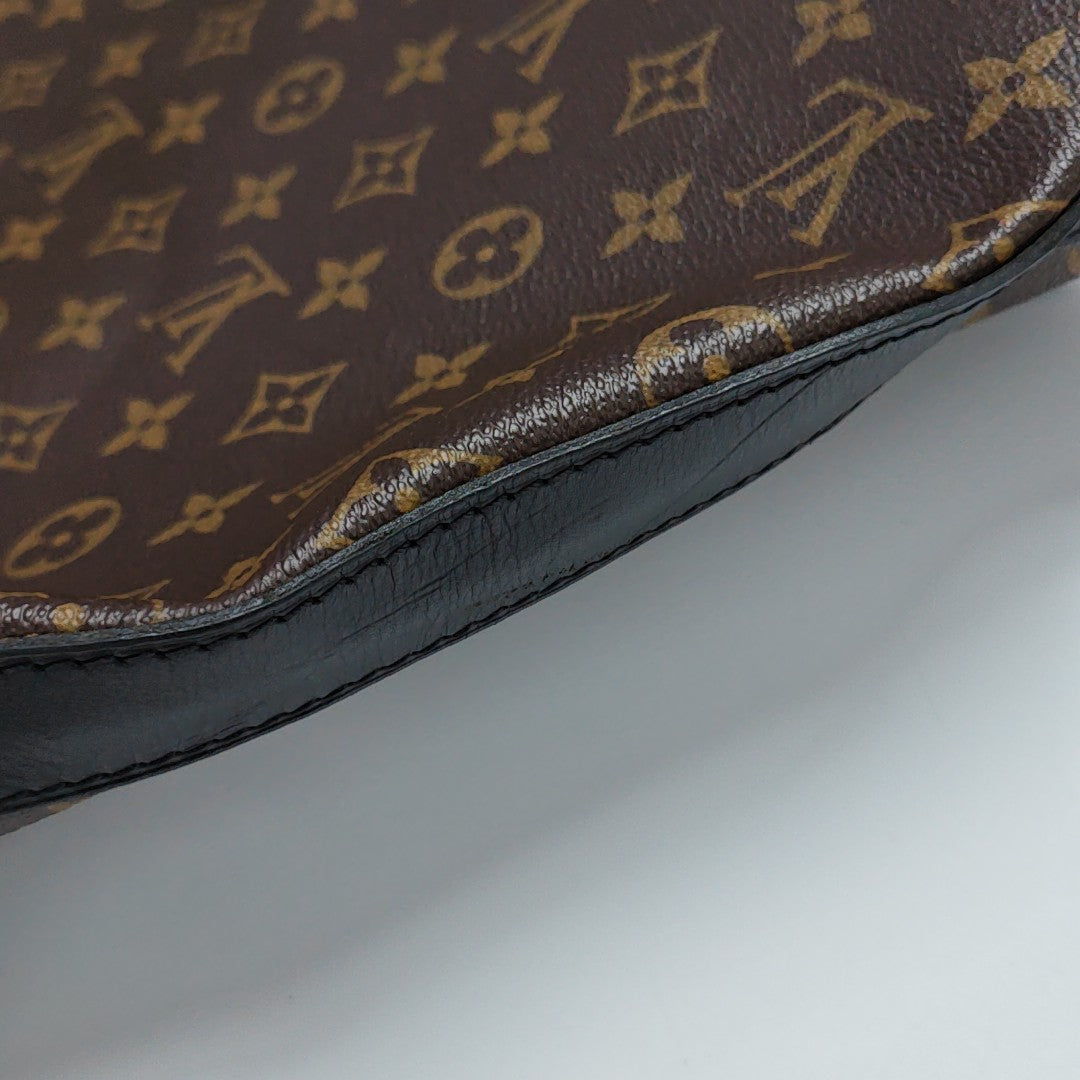 KITAN Monogram Coated Canvas Brown