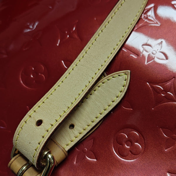 BRENTWOOD Monogram Patent Leather Red