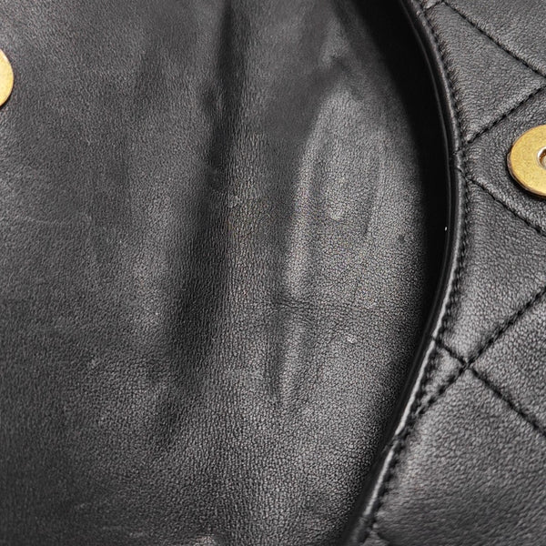 Quilted Calfskin Small Black
