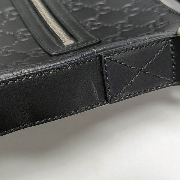 Signature Medium Monogram Calfskin Black