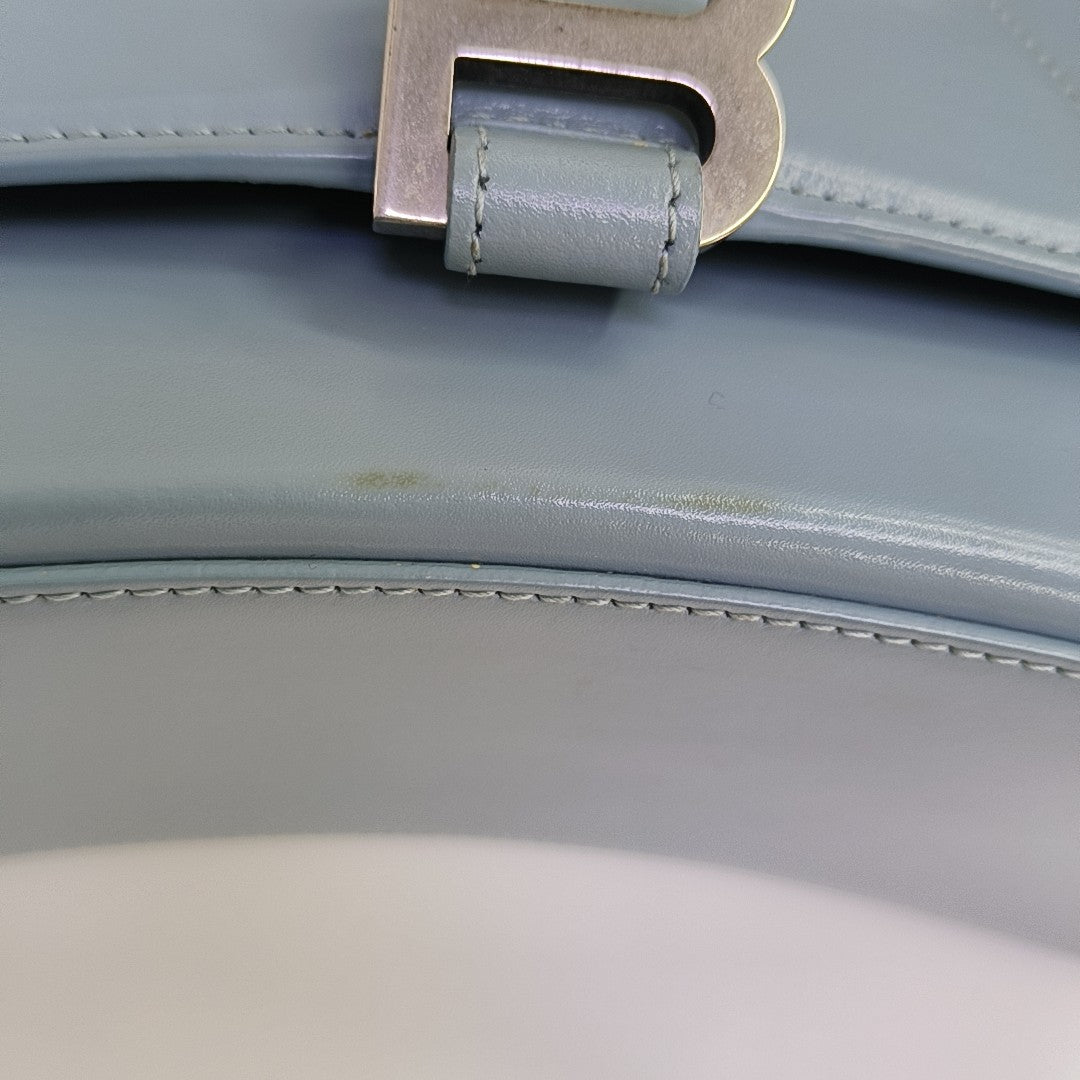 Hourglass S Calfskin Blue