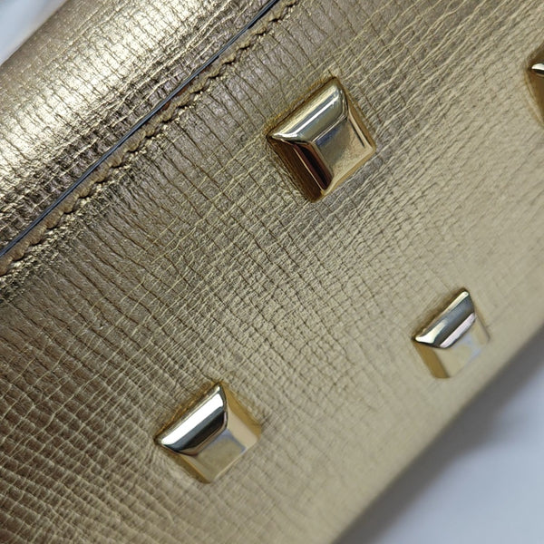 Ferragamo Studio Calfskin Gold
