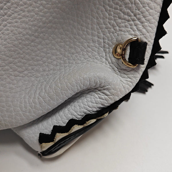 Calfskin Shoulder Bag White