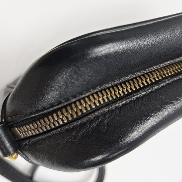 GG Marmont Small Quilted Calfskin Black
