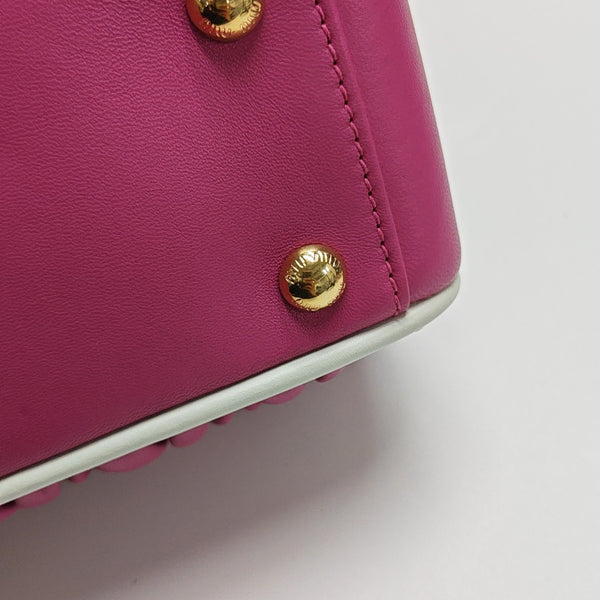 Arcadie Matelassé Small Quilted Lambskin Pink