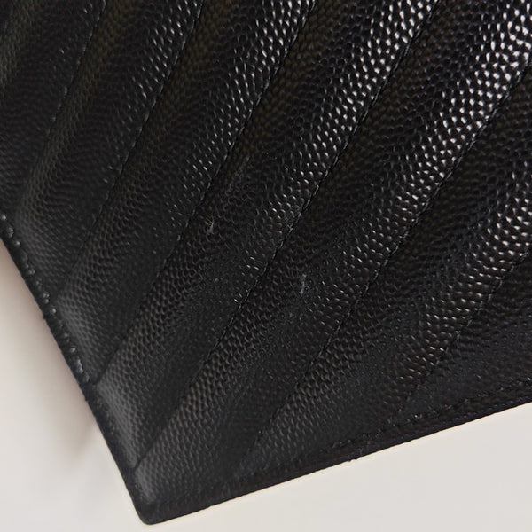 MONOGRAM WOC Chevron Calfskin Black