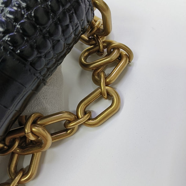 Downtown Super Mini Calfskin Black