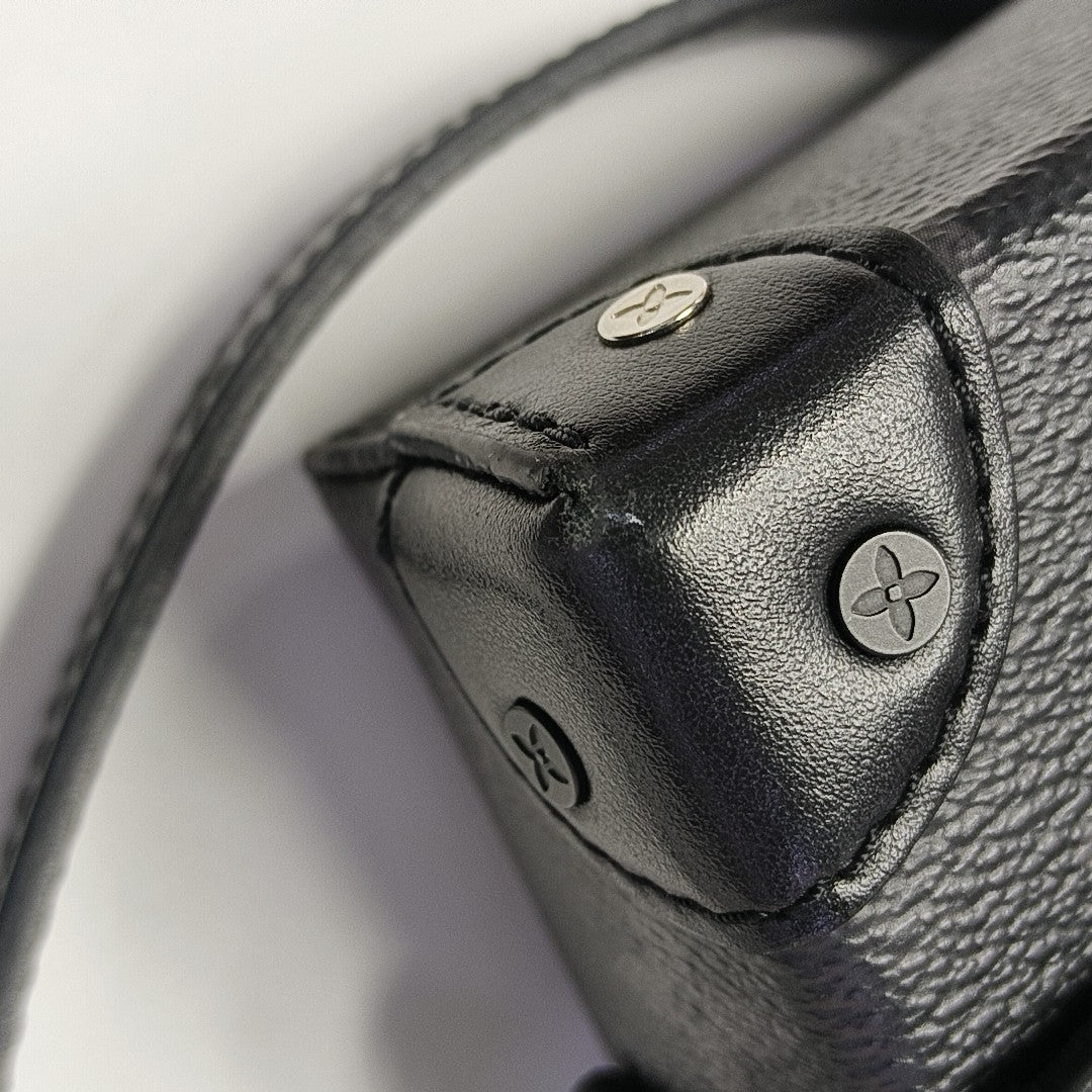 SOFT TRUNK Mini Monogram Calfskin Black