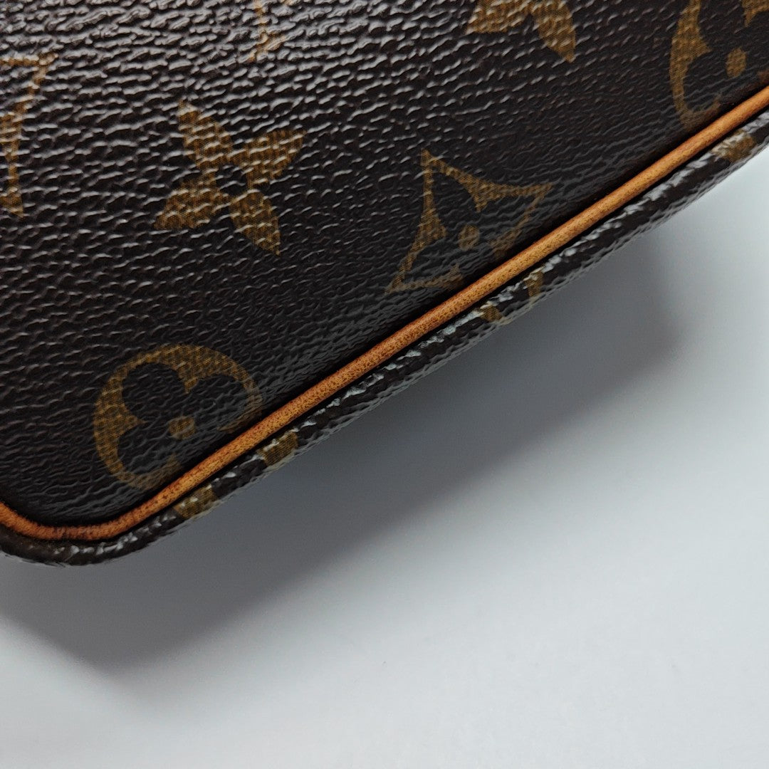 NÉONOÉ Nano Monogram Coated Canvas Brown