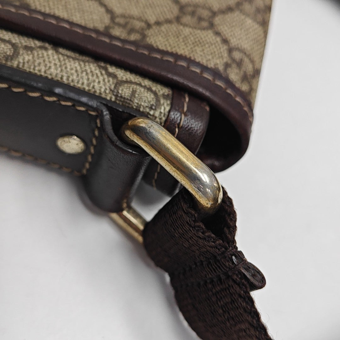 GG Supreme Monogram Coated Canvas Black