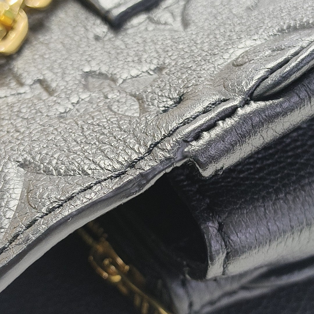 MARCEAU Monogram Calfskin Black