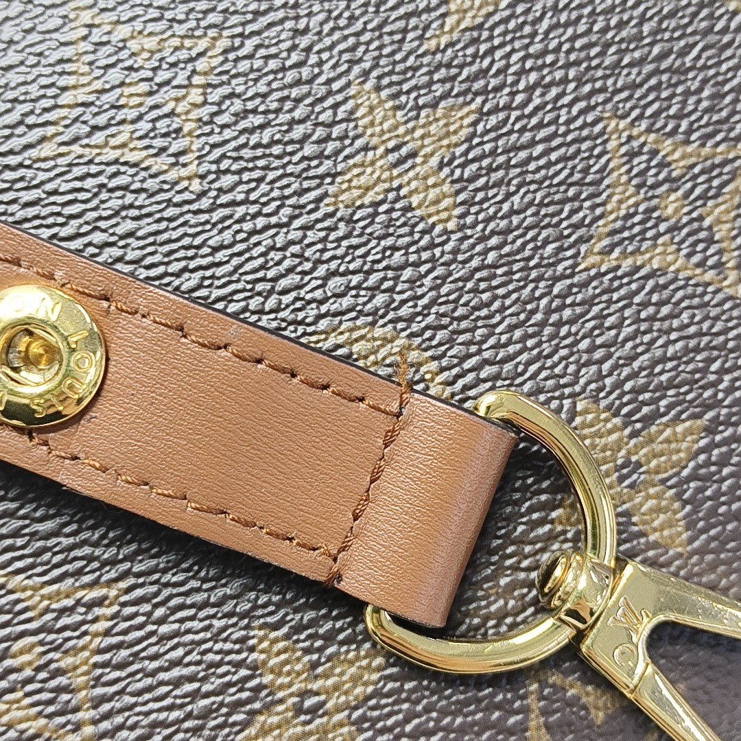 DAUPHINE Mini Monogram Coated Canvas Brown