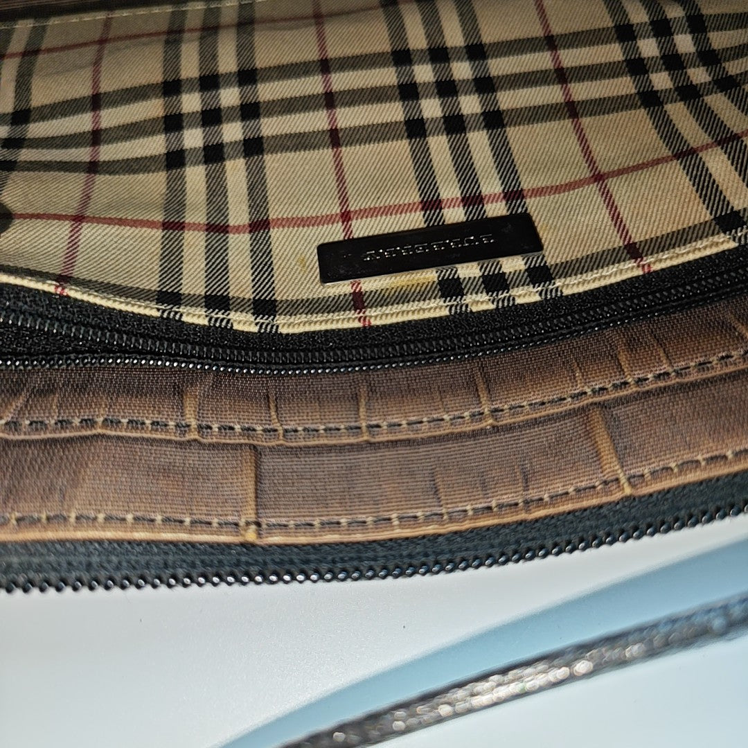 Calfskin Top Handle Bag Black