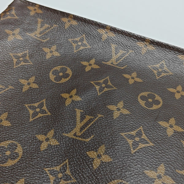 TOILET POCKET 26 Monogram Coated Canvas Brown