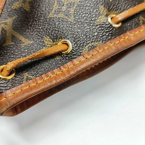 NÉONOÉ Nano Monogram Coated Canvas Brown
