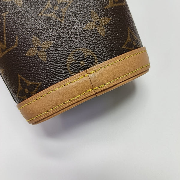 FOLD ME Monogram Coated Canvas Brown