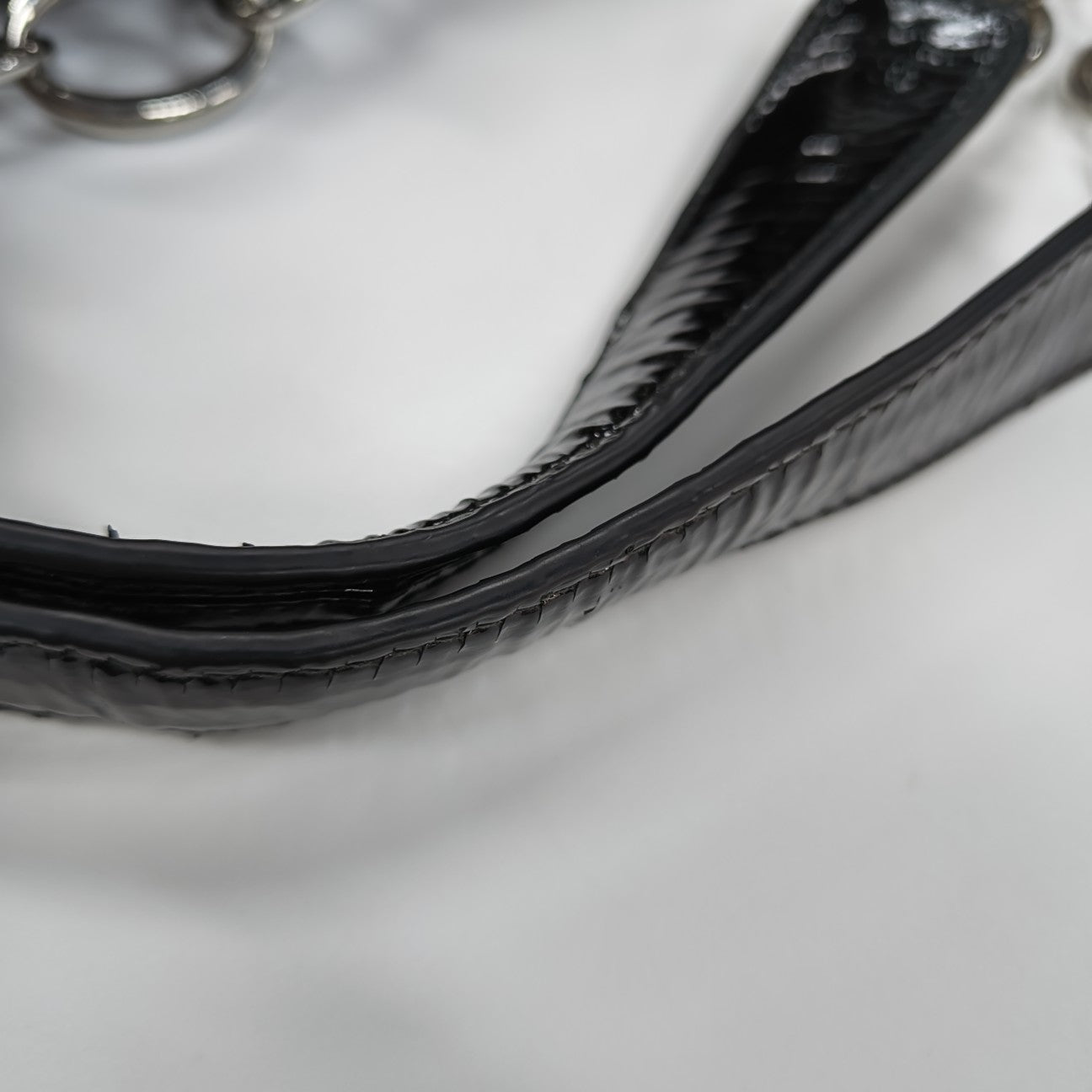 Dior Soft Cannage Patent Leather Black