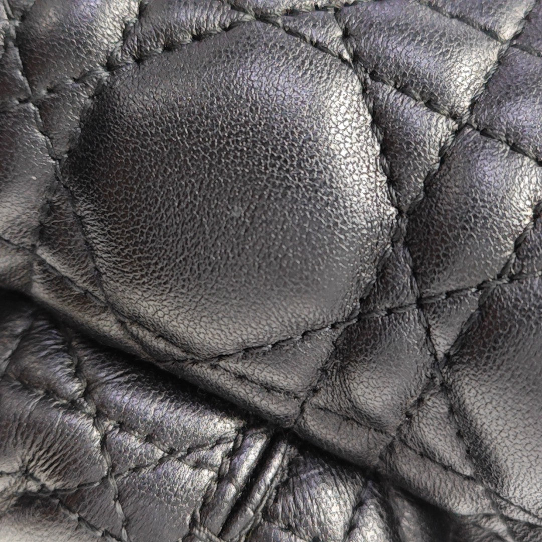 Cannage Lambskin Backpack Mini Black
