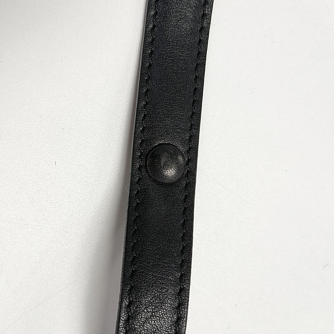 Calfskin Shoulder Bag Black