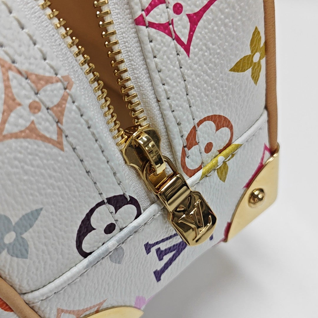 LV × TM HANDBAG EAST WEST Monogram Coated Canvas White
