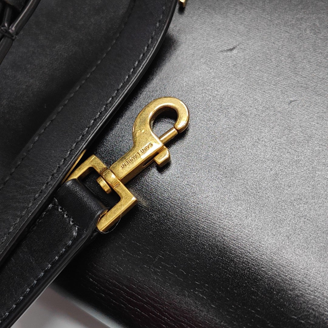 VOLTAIRE Calfskin Black