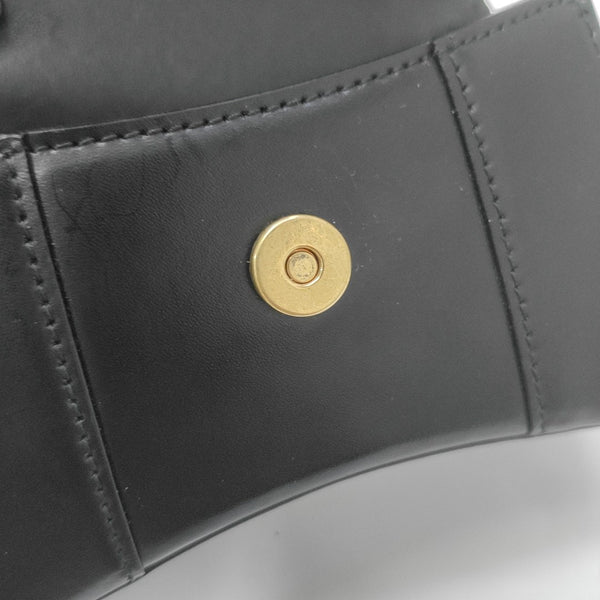 Hourglass Mini Calfskin Black